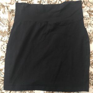 Black Charlotte Russe mini skirt